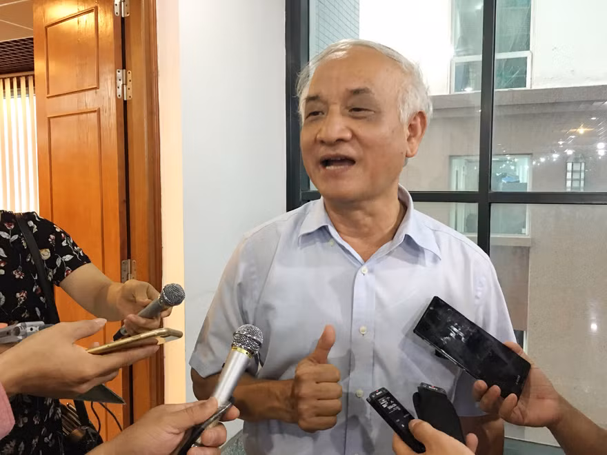 PGS.TS Trần Đức Cường, Chủ tịch Hội Khoa học Lịch sử Việt Nam. Ảnh: Trường Phong