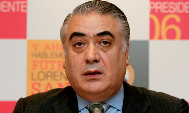 Cựu chủ tịch Real Madrid Lorenzo Sanz. Ảnh: Guardian)