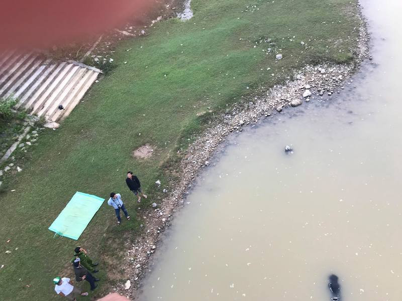 Hiện trường vụ việc.