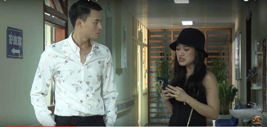 Hai vợ chồng Diệp đôi co tại bệnh viện