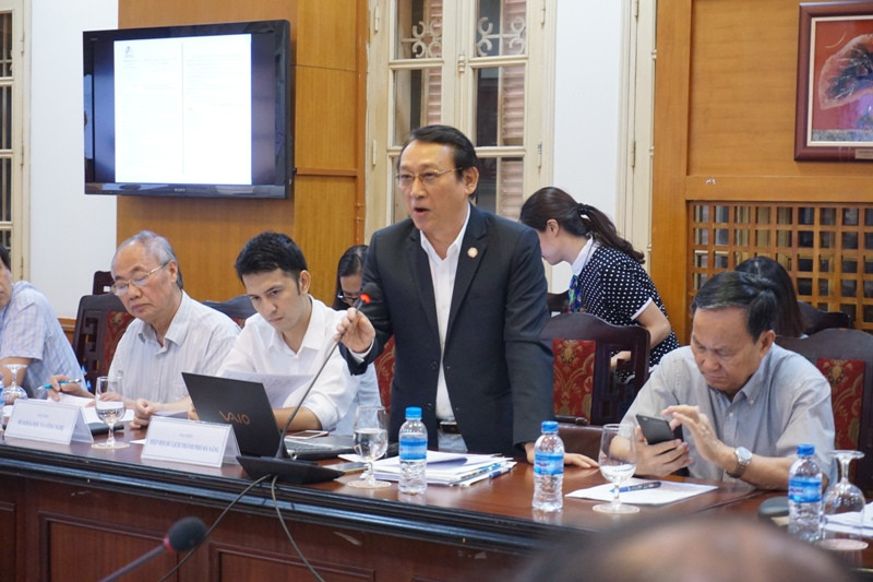 Chủ tịch Hiệp hội Du lịch Đà Nẵng, ông Huỳnh Tấn Vinh tại tọa đàm do Bộ VHTTDL tổ chức hôm 30/5