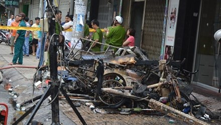 Hiện trường vụ cháy