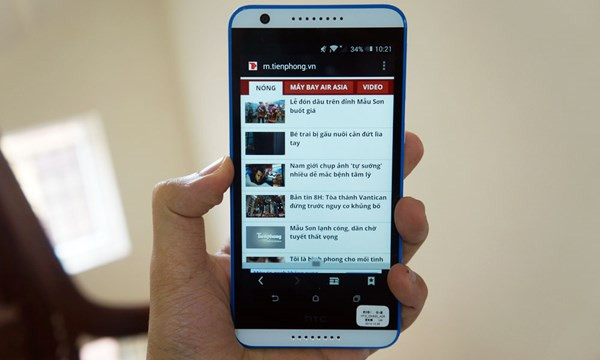 [ĐÁNH GIÁ] HTC Desire 820s giàu tính cạnh tranh