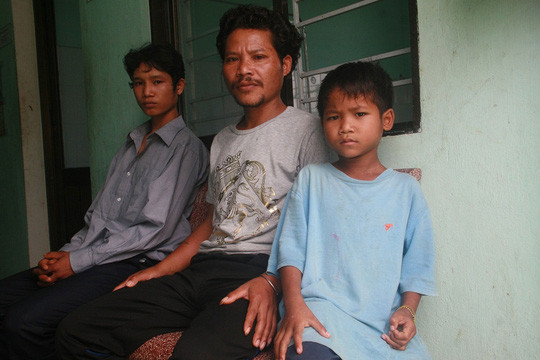 Các bệnh nhân mắc bệnh bạch hầu ở huyện miền núi tỉnh Quảng Nam.