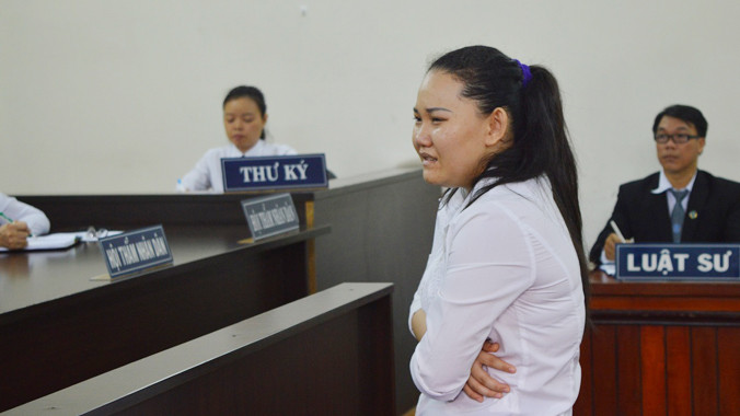 Bị cáo Hồ Ngọc Nhờ tại tòa