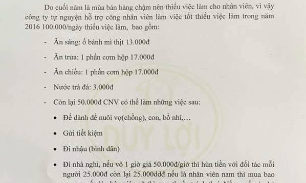 Văn bản “dậy sóng” của ông chủ võng xếp Duy Lợi
