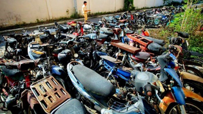 Có 91.447 phương tiện giao thông quá thời hạn tạm giữ bị tịch thu sung công.