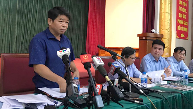 Ông Nguyễn Văn Tốn trả lời báo chí mới đây