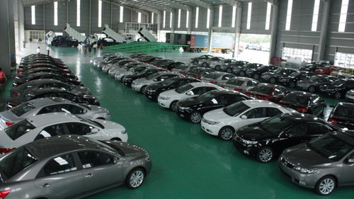 Nhà máy sản xuất và lắp ráp xe du lịch KIA của Thaco Group.