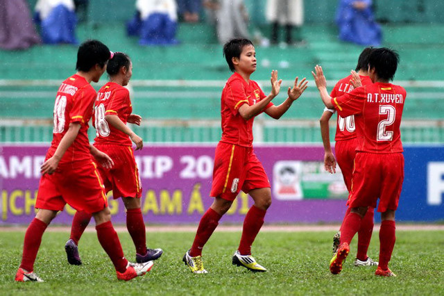 Tuyển bóng đá nữ QG tập trung chuẩn bị cho Asiad 17