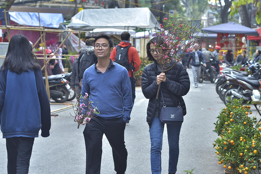 Mỗi khi Tết đến Xuân về, chợ hoa Hàng Lược lại nhộn nhịp hơn hẳn. Bình thường, chợ diễn ra vào 23 tháng Chạp và kéo dài đến 30 Tết thu hút người dân thủ đô và du khách nước ngoài đến tham quan, mua sắm.