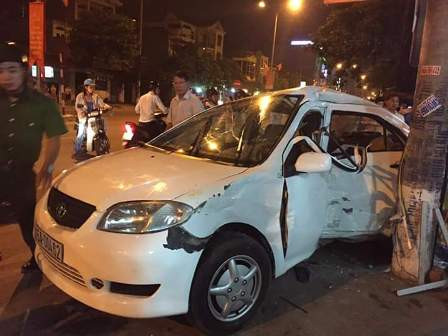 Chiếc xe gây tai nạn.