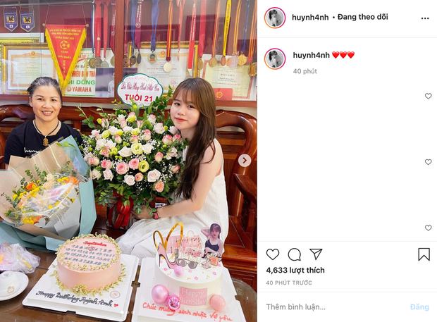 Showbiz 6/9: Huỳnh Anh khoe được mẹ Quang Hải tặng quà sinh nhật