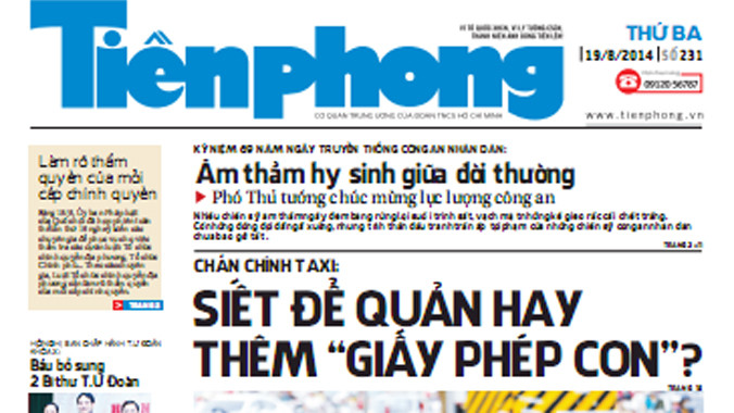 Tiền Phong ra ngày 19/8 có gì đáng chú ý?
