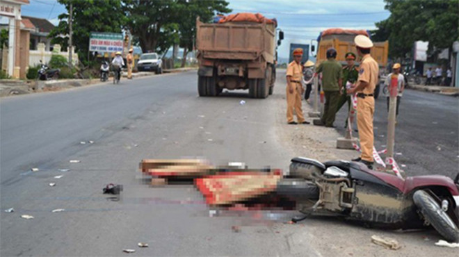 Hiện trường vụ tai nạn