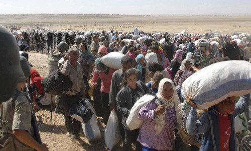 Người Syria ào ạt chạy loạn sang Thổ Nhĩ Kỳ
