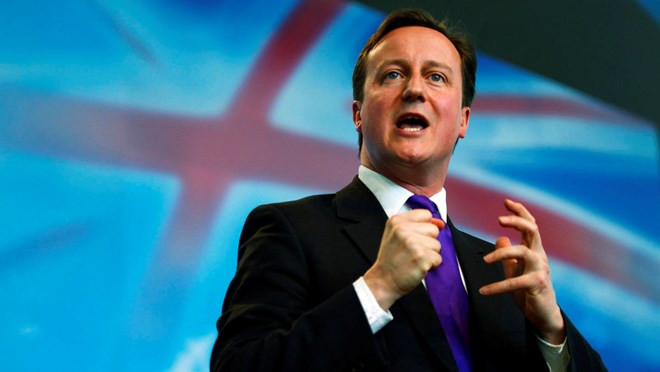 Thủ tướng Anh David Cameron. (Nguồn: AFP)