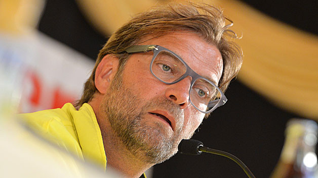 Klopp đang thể hiện tài năng tại Dortmund. 