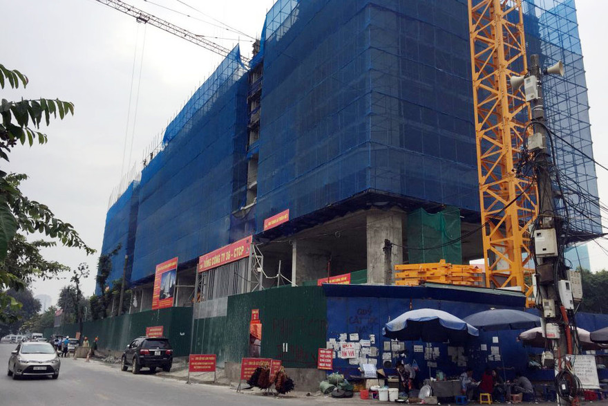 Giao dịch chung cư Hà Nội trong quý II giảm tới 22%. (Căn hộ chung cư B6 Giảng Võ có mức chiết khấu cho khách trên 1 tỷ đồng) 