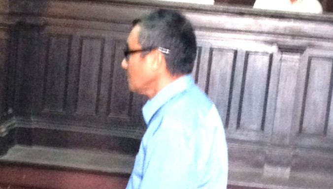 Ông Nguyễn Văn Đồng tại phiên phúc thẩm sáng nay. Ảnh: Tân Châu.