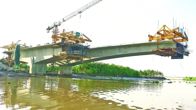 Cầu Niệm - một trong những công trình phục vụ tích cực cho giao thông đô thị Hải Phòng.