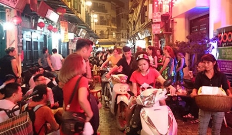 Một góc “phố Tây”.