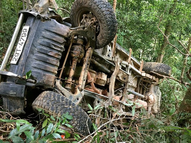 Hiện trường vụ tai nạn giao thông