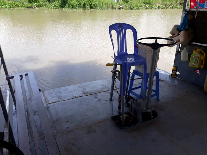 Bến đò, nơi phát hiện xác bà Lan trôi sông