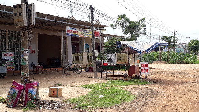 Quán cháo đêm nơi xảy ra vụ án