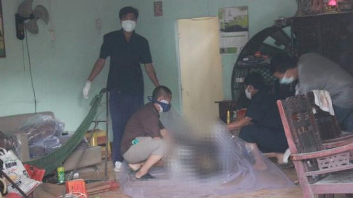 Hiện trường vụ việc. Ảnh: Công an Trà Vinh