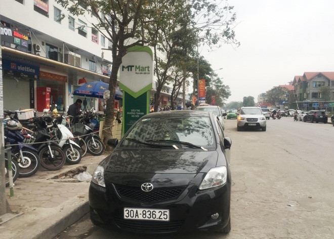 Cty Ngọc Diệp cam kết đã dừng trông xe dưới lòng đường tại các toà nhà HH 