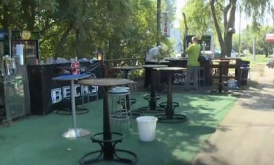 Hiện trường sau vụ xả súng kinh hoàng.