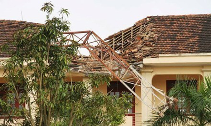 ​Hiện trường vụ việc.