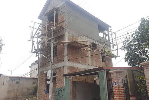 Căn nhà xảy ra vụ việc. Ảnh: Thanh Huy. 