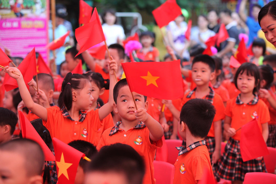 Khai giảng tại Trường mầm non Thanh xuân Bắc, Hà Nội 