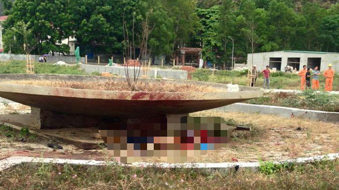 Hiện trường vụ việc.