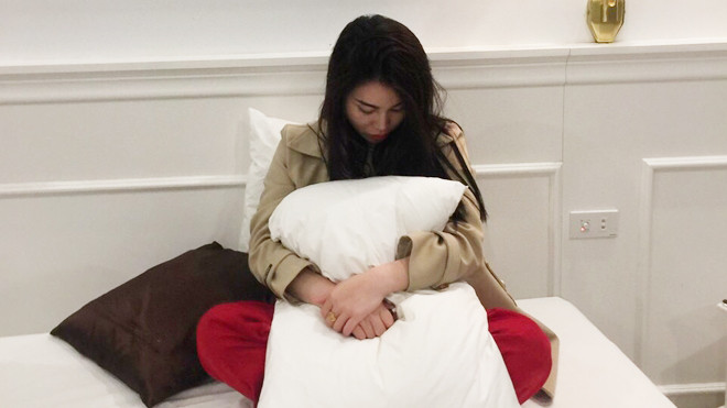 Đối tượng Lý Thị Thảo thời điểm bị bắt quả tang bán dâm trong khách sạn tại thị trấn Tam Đảo, huyện Tam Đảo, Vĩnh Phúc