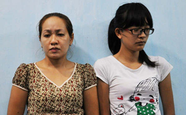 Hai đối tượng tại công an