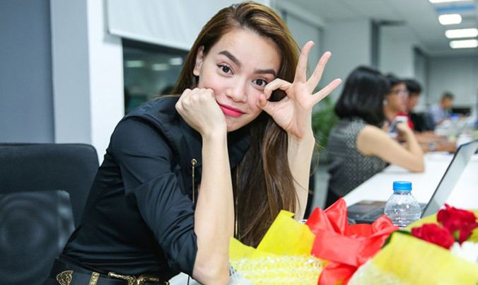 Hồ Ngọc Hà vẫn giữ tình bạn sau khi chia tay Cường Đô La. Ảnh: Nguyễn Thành.