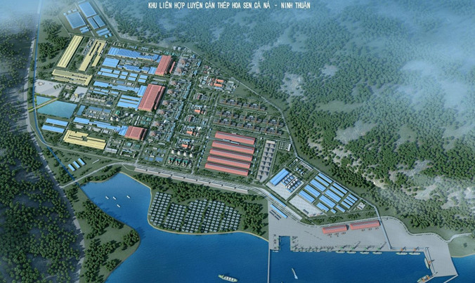 Tổng thể Tổ hợp dự án thép của Hoa Sen.