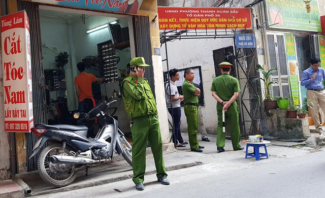 Hiện trường vụ việc.