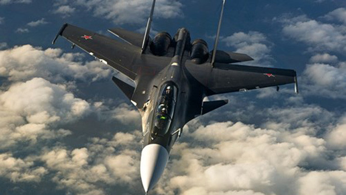 Chiến đấu cơ Su-30SM của Không quân Nga.