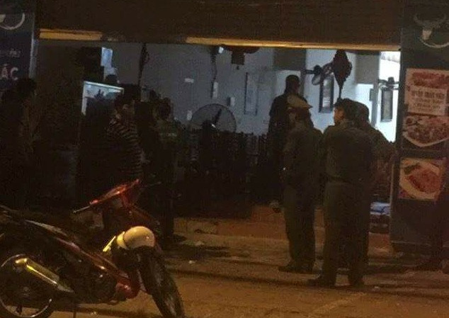 Cơ quan công an có mặt tại hiện trường vụ việc.