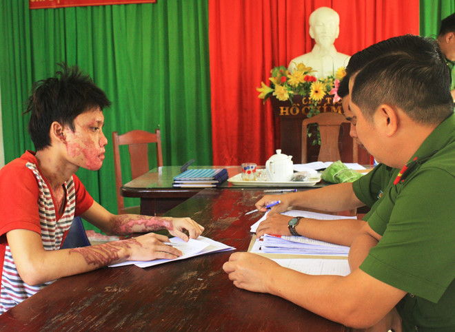 Dương Văn Tuấn tại cơ quan điều tra