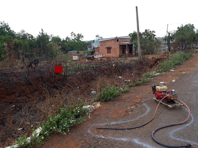 Hiện trường vụ việc. Ảnh: Công an Nhân dân