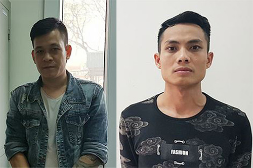 Hạnh và Toàn tại cơ quan điều tra