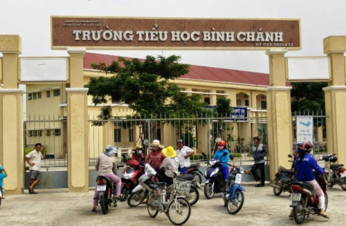 Trường Tiểu học Bình Chánh, nơi xảy ra sự việc