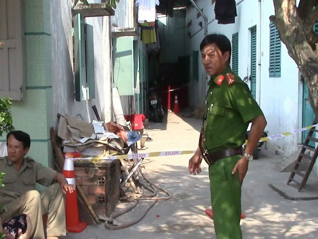 Cơ quan chức năng bảo vệ hiện trường