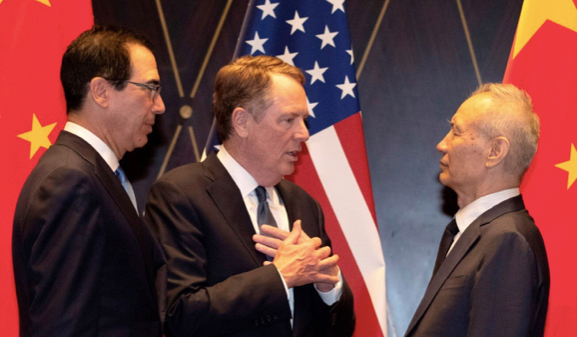 Các trưởng đoàn đàm phán thương mại của Mỹ và Trung Quốc vẫn cam kết sẽ thực thi thoả thuận thương mại giai đoạn 1. (Ảnh: Reuters)