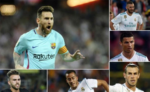 Hàng công sa sút khiến Real bị Barca bỏ xa tại La Liga.